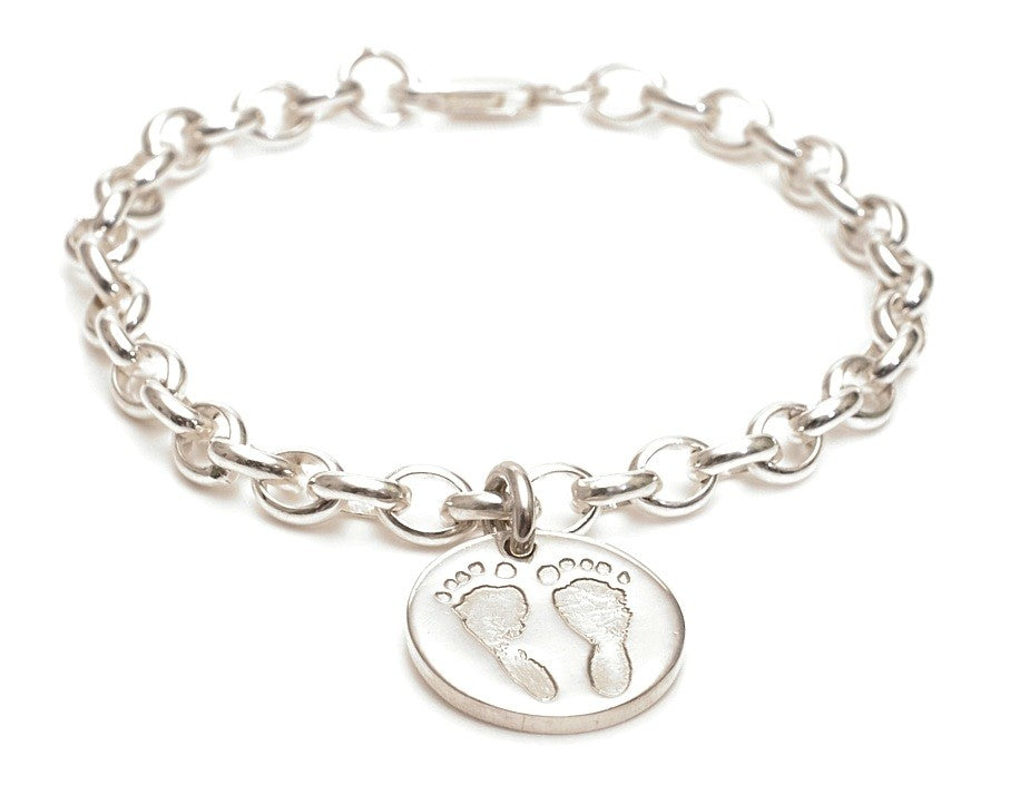 Morgan & French Hand & Footprint Belcher Bracelet