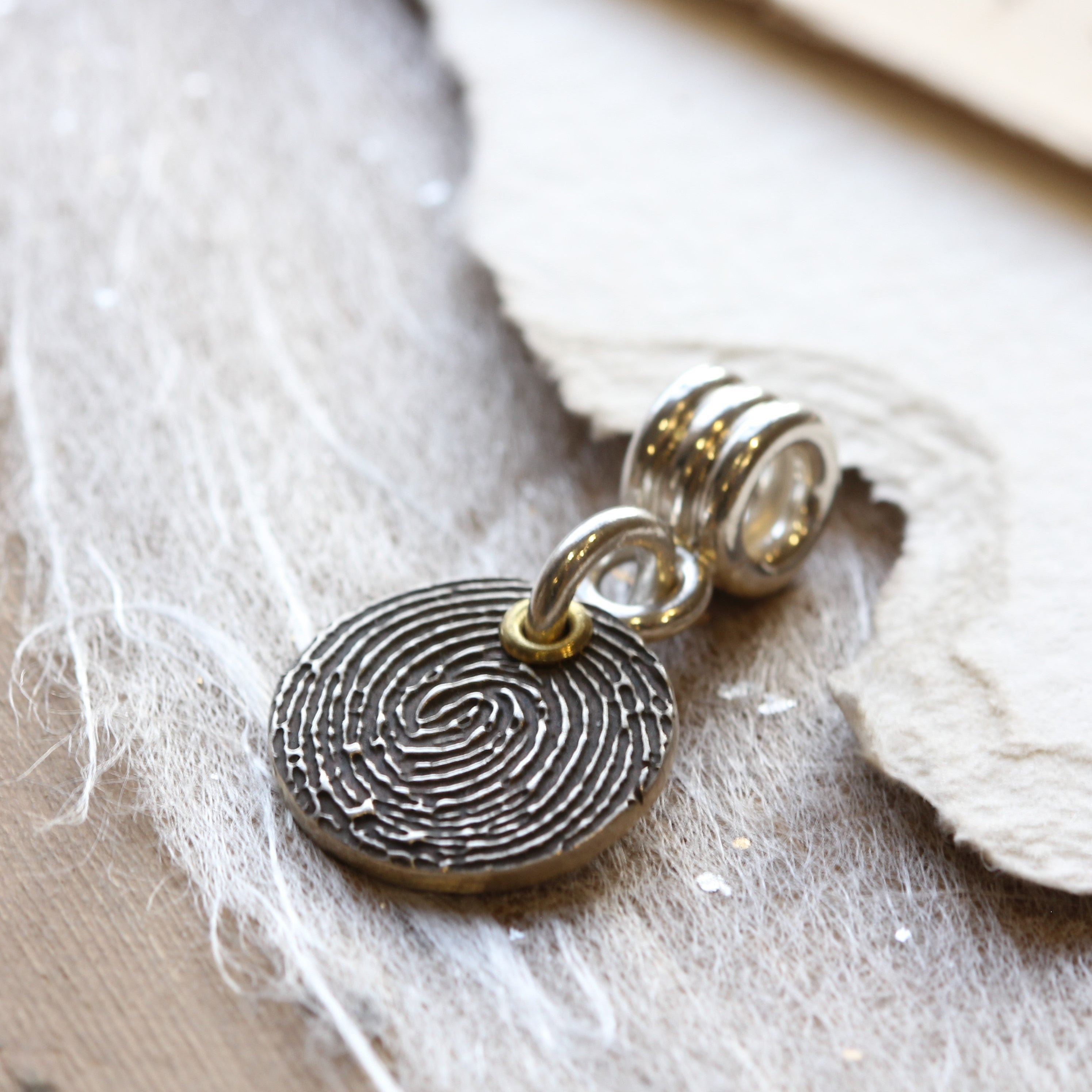 Fingerprint Charm Pandora Bracelets