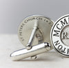 Deep Engraved Heart Cufflinks - Thumbnail 4