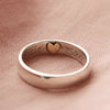 Heart Imprint Personalised Ring - Thumbnail 3